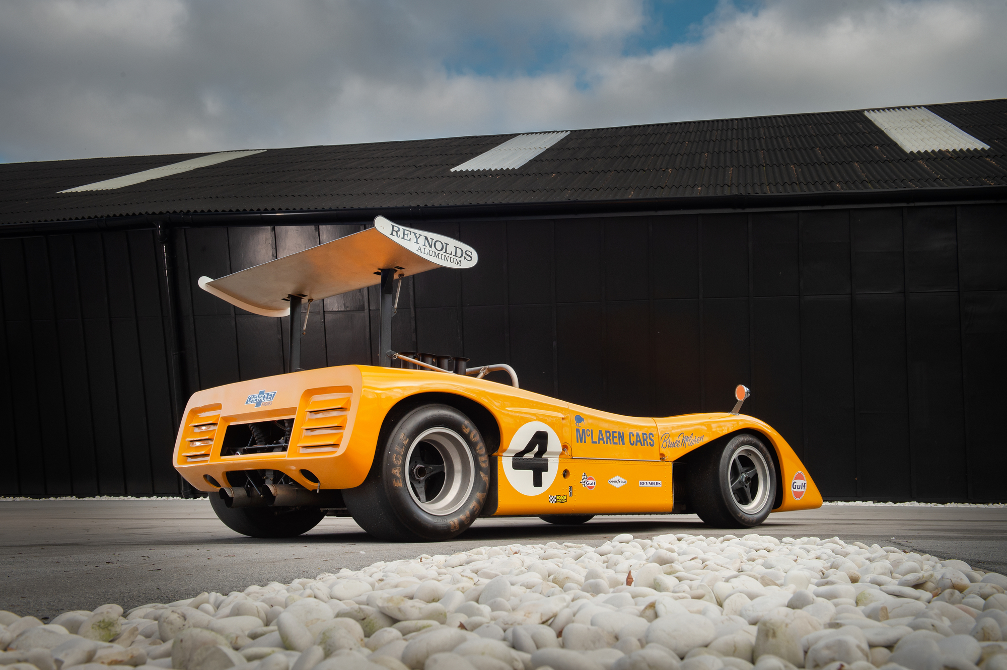 1968 GULF M8A #4 BRUCE McLAREN Can Am top